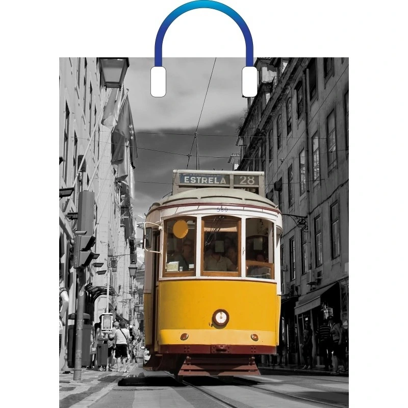 Пакет с пласт. руч. 38х45 (90) в ассорт.