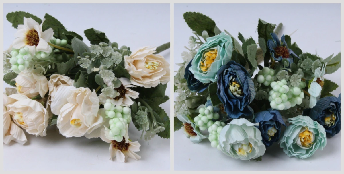 21098 Искусственное растение - Роза Ретро