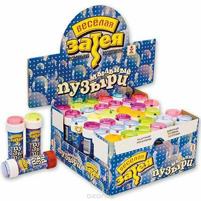 Мыльные пузыри "Веселая Затея"
,60мл.
