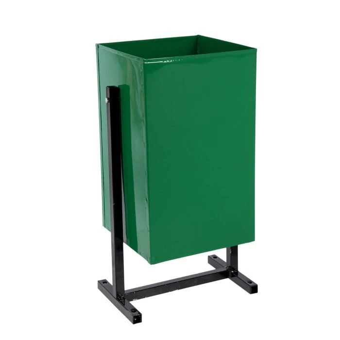 Урна квадратная уличная 24 л с пепельницей Стандарт 1 Вектор (8541)