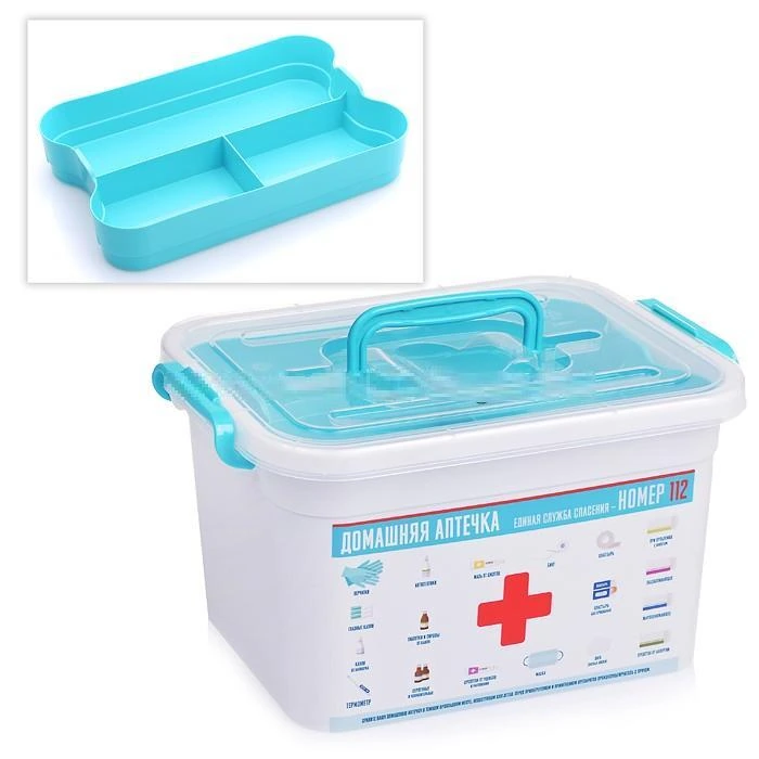 Контейнер-аптечка 6,5 л Пб "Домашний доктор" С80903 (30277) / 6