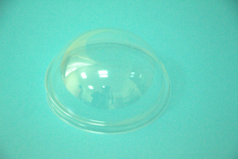 Крышка ПЭТ купольная без отверстия (D=95 мм) Стирол / 1000