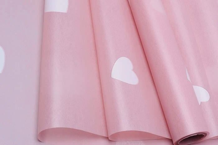 Пленка матовая 58см х 10м сердца  