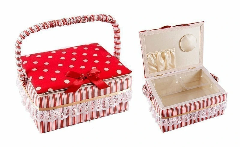 80847 Шкатулка для рукоделия "Сундучок" 22*17*11м