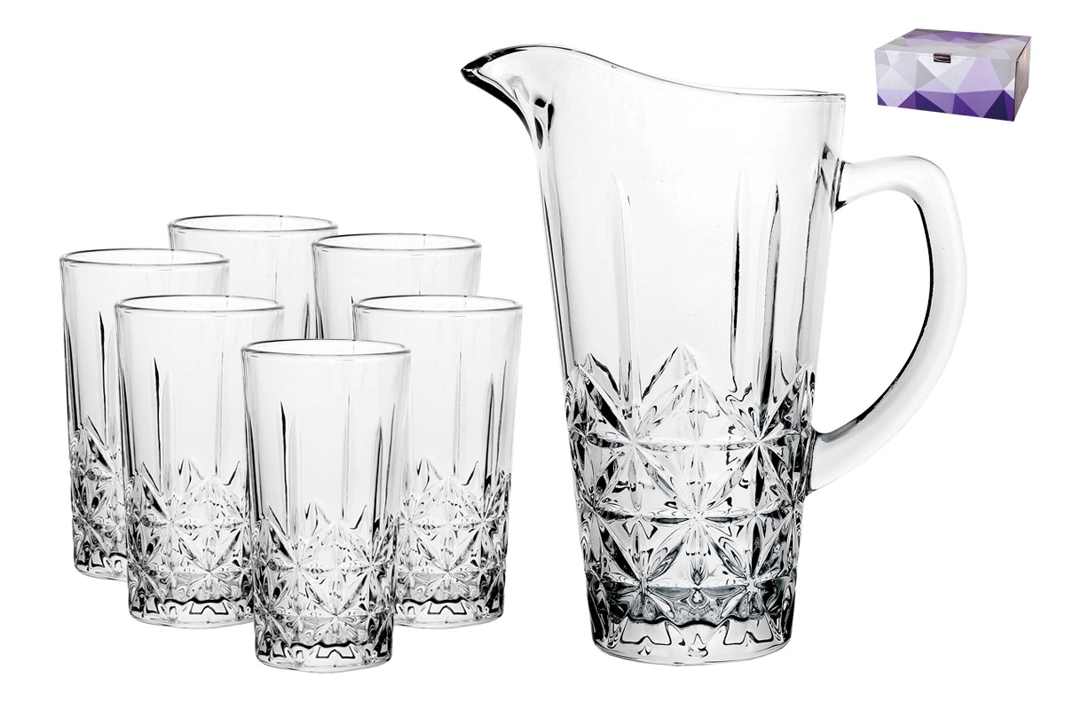 Набор для питья 1/7  "Гранение"