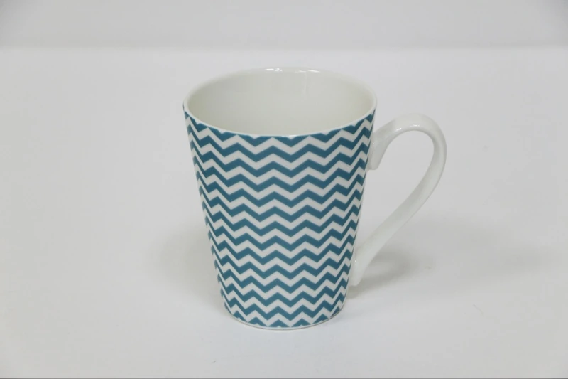 Кружка 340мл. конус в ассорт.