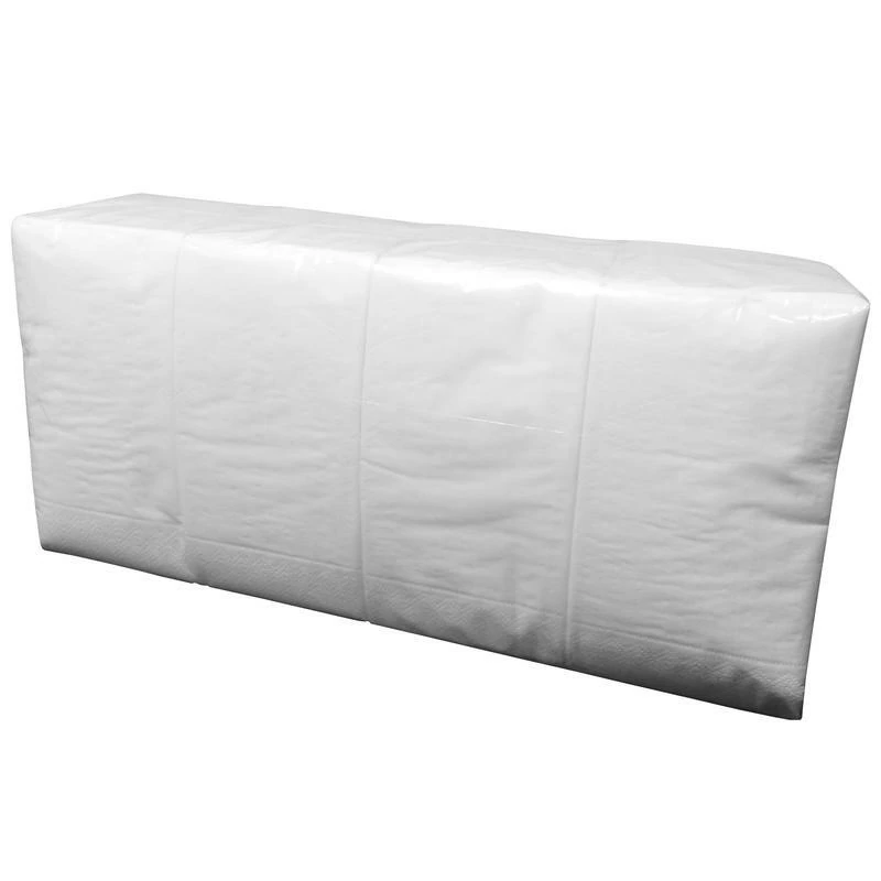 Салфетки бумажные 33х33 см (200 шт) 2-сл белые / 9