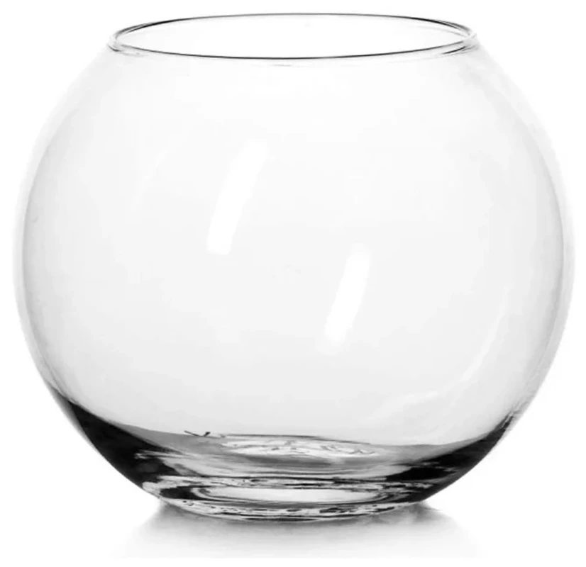 Ваза стекло 1805 Шаровая 6,3л, D25х20см