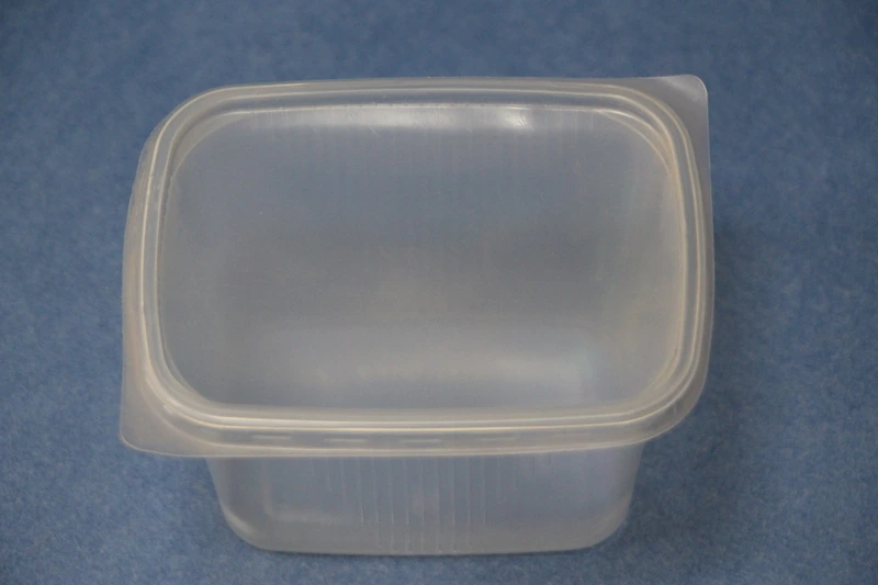 Контейнер 350 мл 108х82х70 высокий с крышкой Юпласт / 100 / 1000