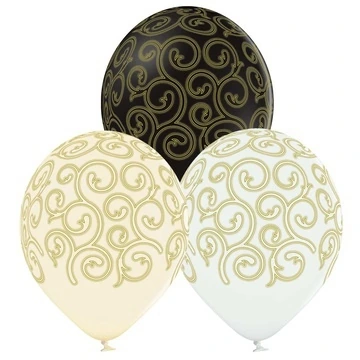 Шелкография металл 14"  Узор Барокко