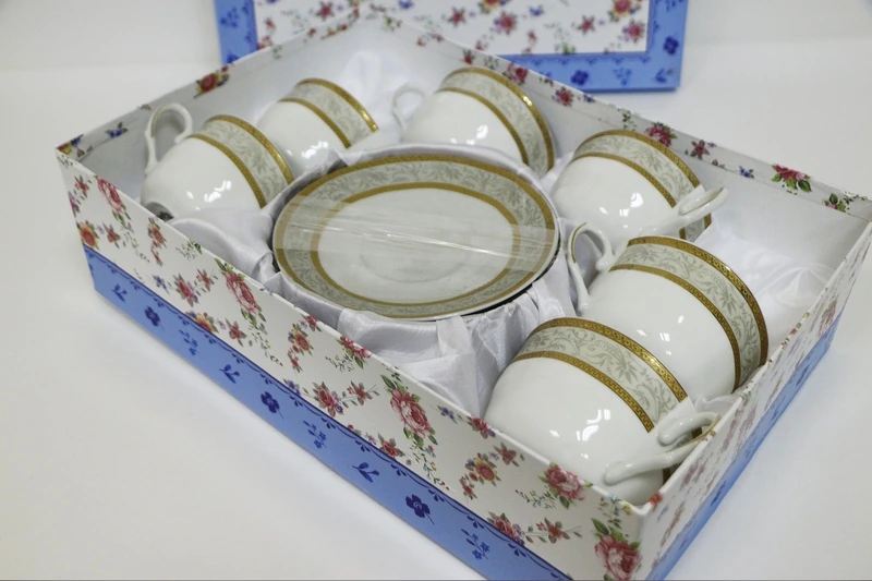 Набор чайный 6/12пр. квадр. кор. 752-062