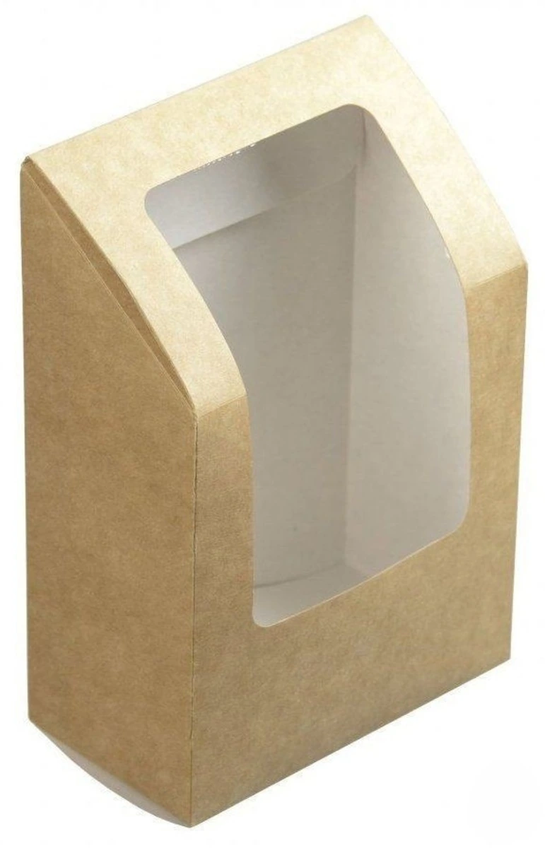 Упаковка 130х90х50 под роллы с окном Оригамо /500