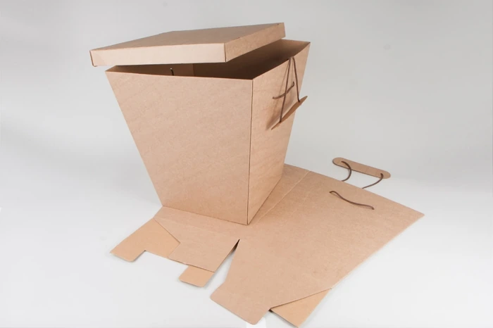 Упаковка для букетов и композиций зимняя с кр. высокая Н53