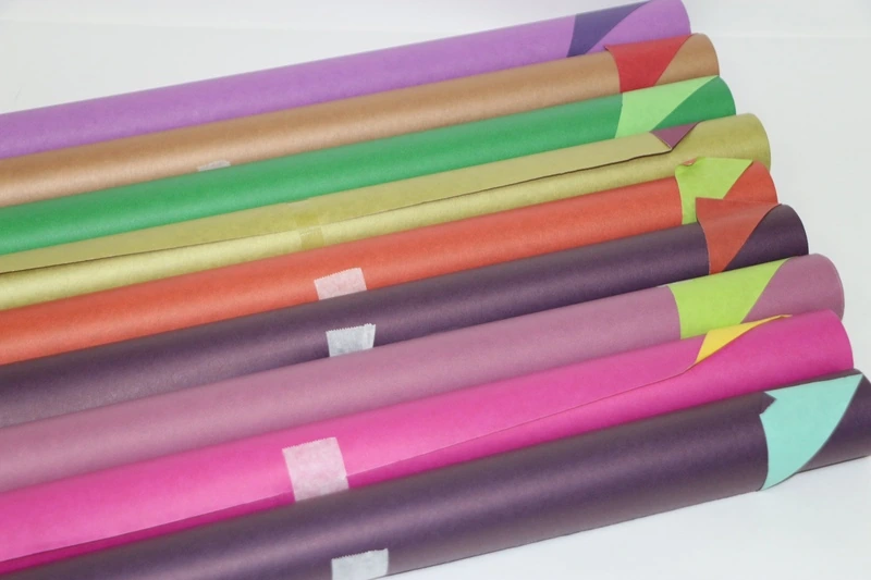 Бумага "Крафт" тонировка 2-х стор.700мм 0,420																														