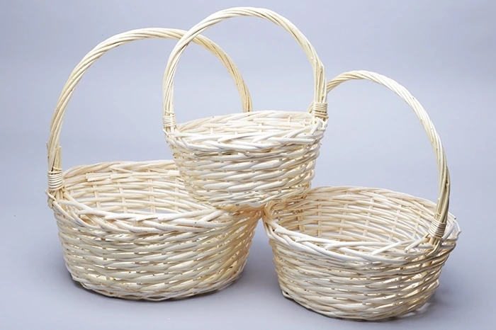 Корзина плетеная (ива) 3шт D 35см 
