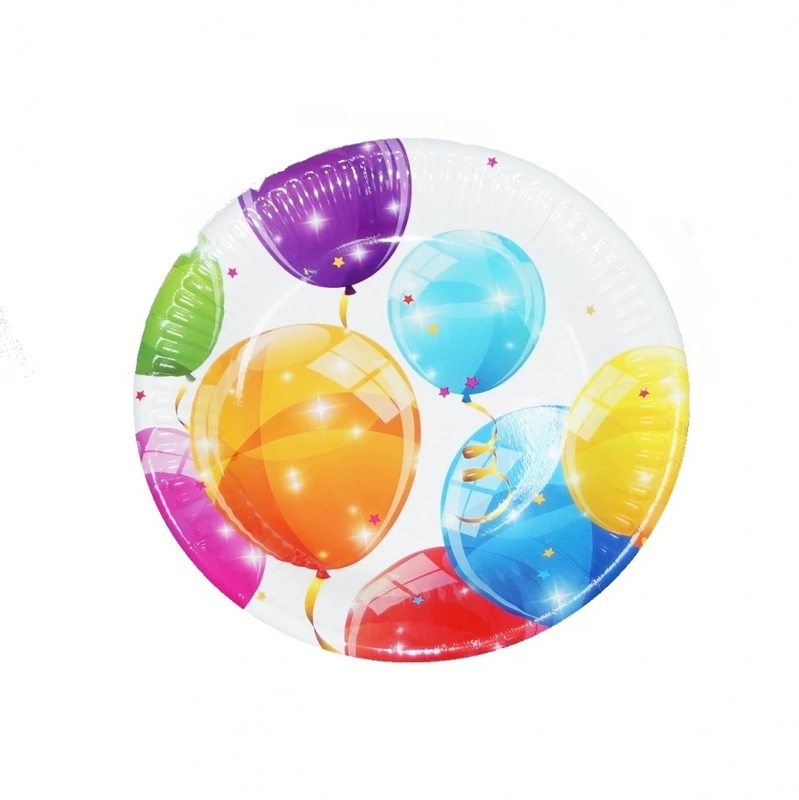 Тарелка бум Шары Кристальные 17см 6шт/G
