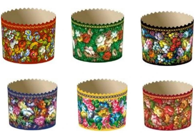 Форма бумажная d90xh90мм  ЖОСТОВО 200-220 г/2000