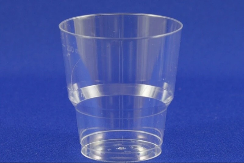 Стакан 200 мл 50 шт прозрачный Кристалл ПС / 1000