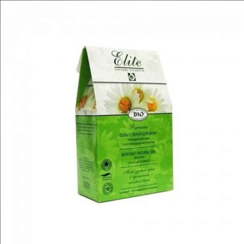 Соль для ванн Элит 500гр. / 24