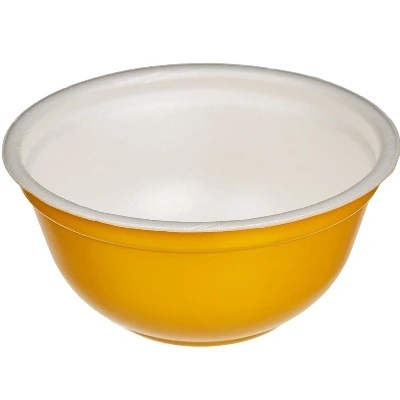 Миска 500 мл ВПС (D=135 мм) желтая / 40 / 480