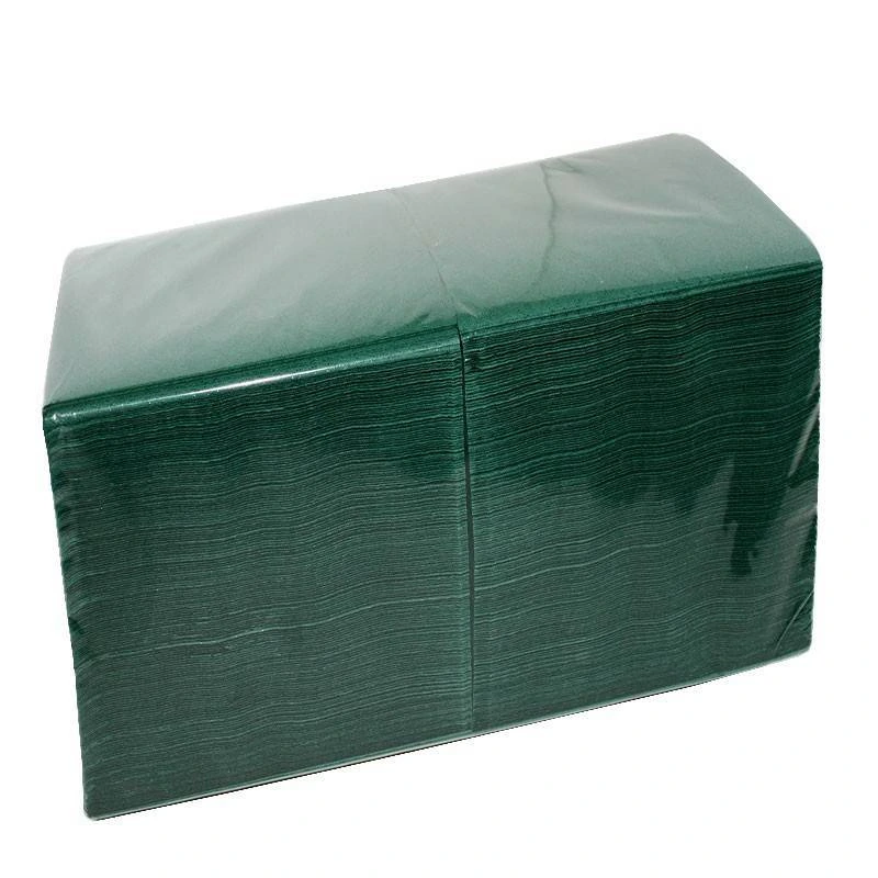 Салфетка 24х24 "БигПак" (400 шт) 1-сл зеленая / 15