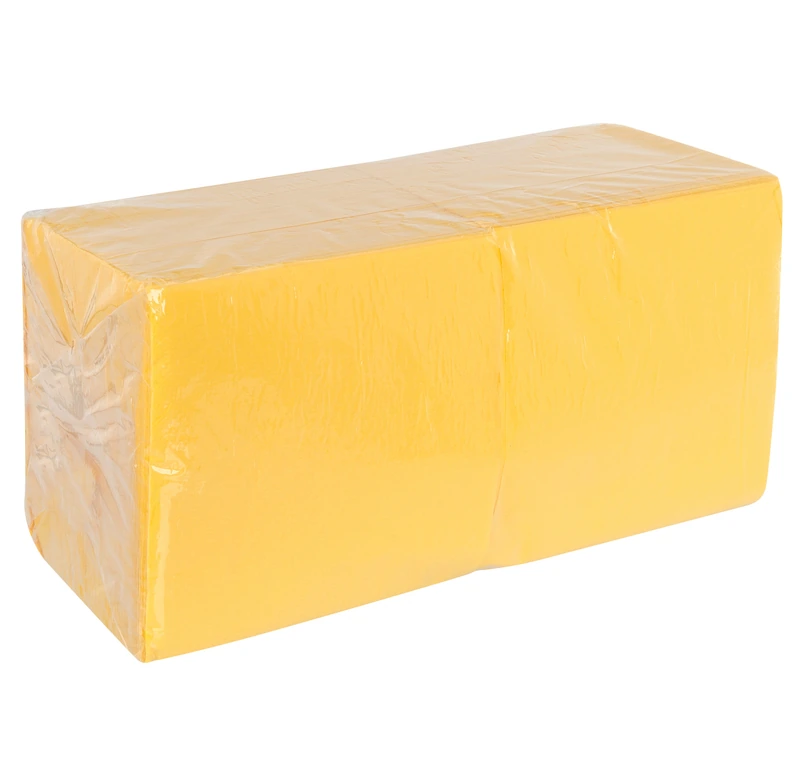 Салфетка 24х24 "БигПак" (400 шт) 1-сл желтая / 15