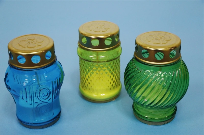 Свеча лампада, стекло Н11см