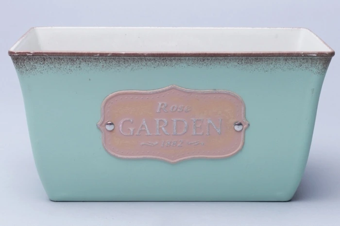 Кашпо из пластика прямоугольник 21х11,5х10,5см WF21G-3	