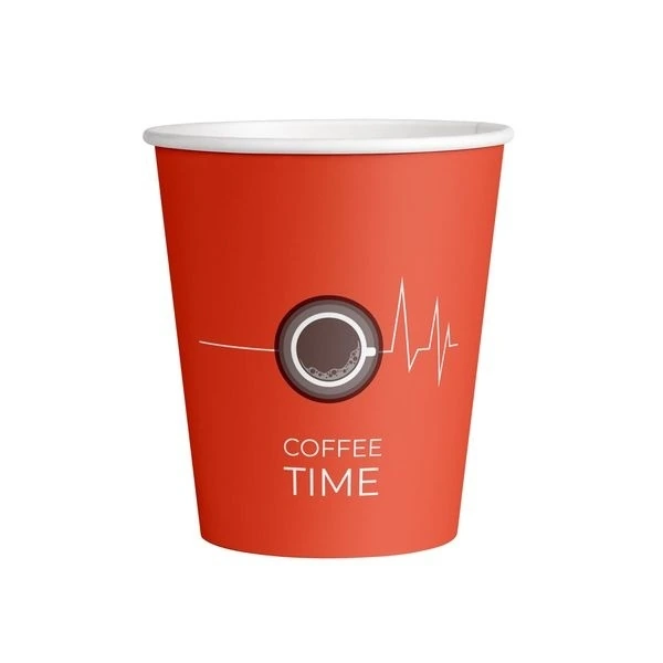 Стакан бумажный 250 мл для горячих напитков Coffee time ИП/50/1000