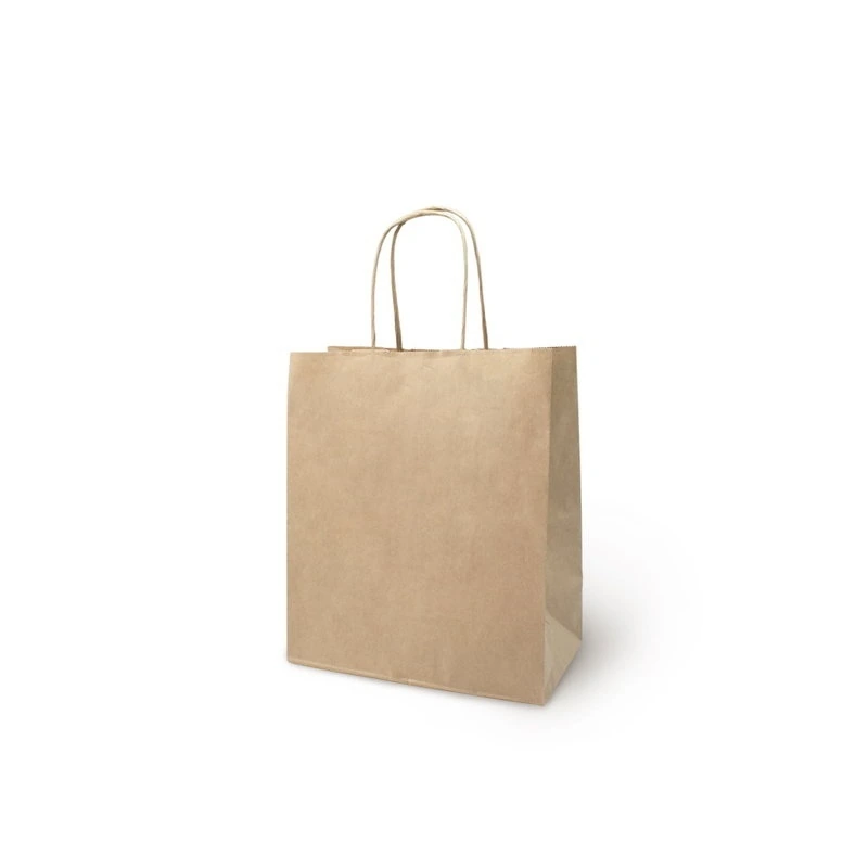 Пакет бумажный с кручеными ручками 240х140х280 / 300