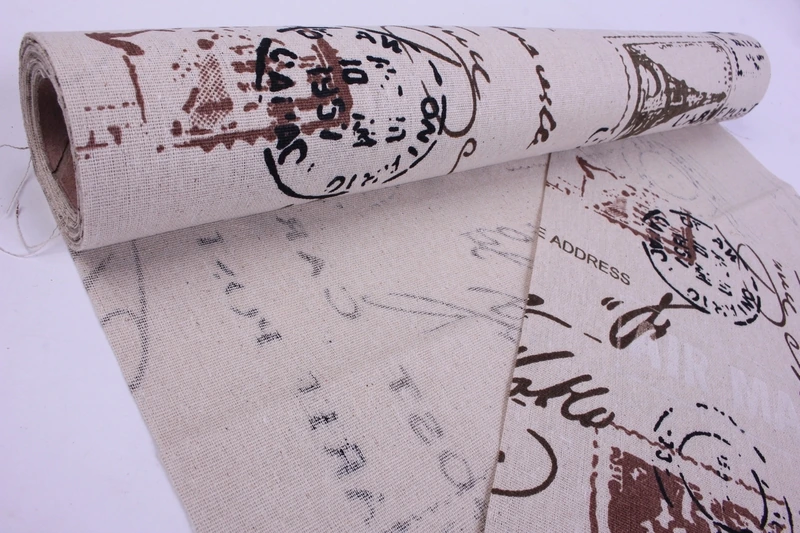 Лен в рулоне 48см*6 ярд. с рис.