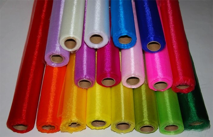 Органза-снег в рулоне 70см*10м