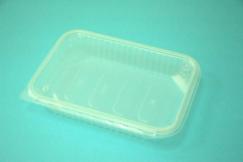 Контейнер 500 мл 186х132х35 низкий с крышкой Юпласт / 100 / 500