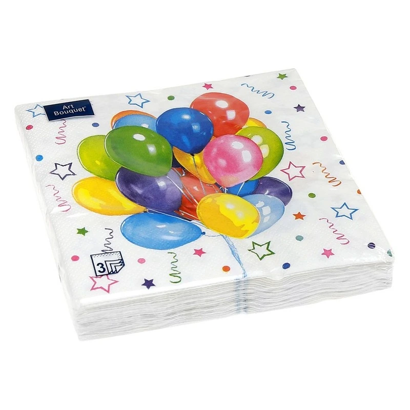 Салфетки ART Bouquet 24х24 см 3-сл 25 л / 15