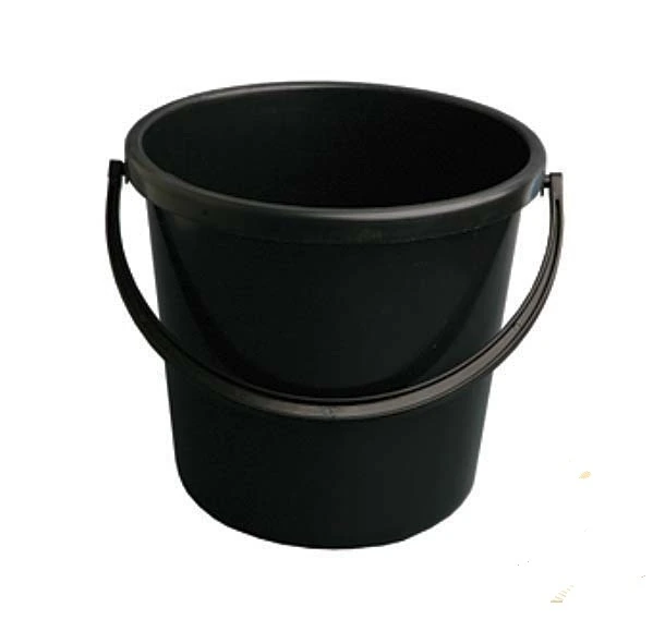 Ведро пластик. 10 л Бр. для с/о раб. черное (8384) / 20