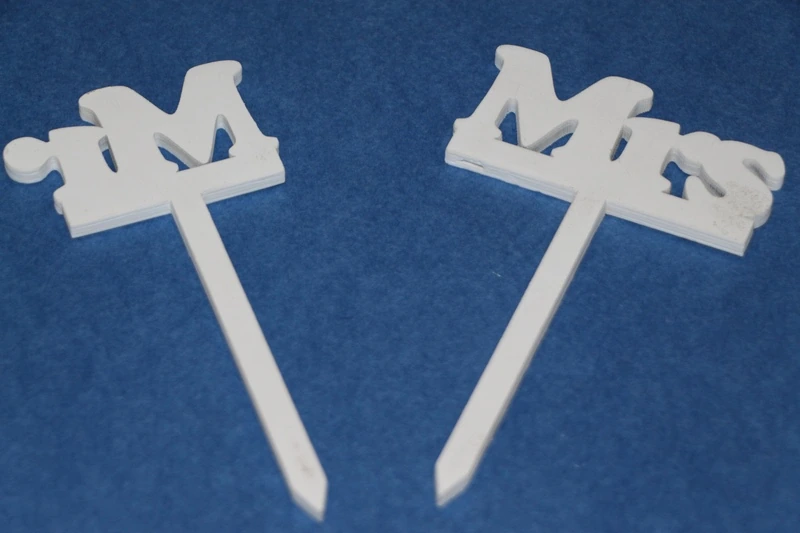 Топпер для торта MR/MRS