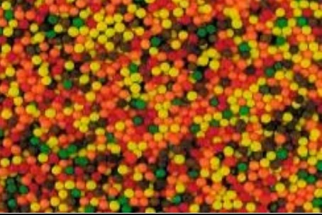 Посыпка Шарики желт/оранж/корич №1 25кг