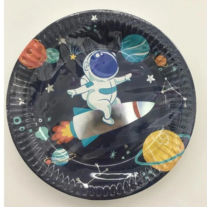 Набор тарелок "Космонавт", 18 см, 6 шт