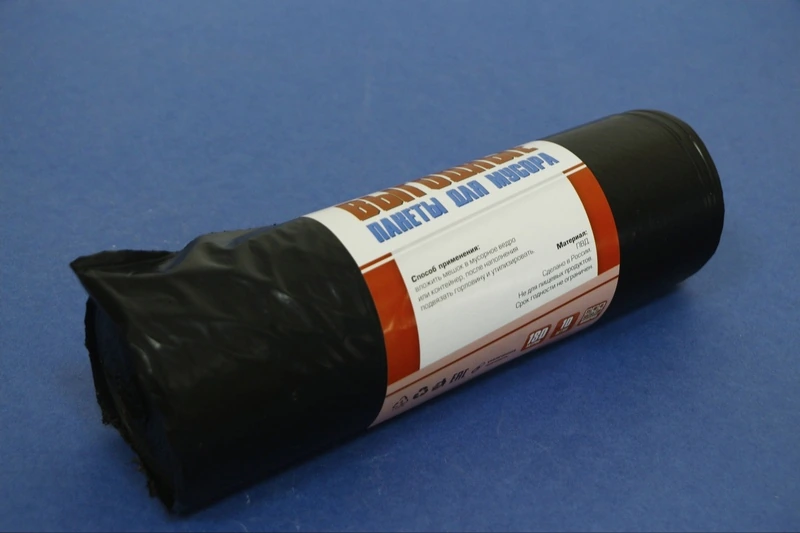 Мешки для мусора ПВД 180 л (90х100) 40 мкм (10 шт/рул) Орел / 10