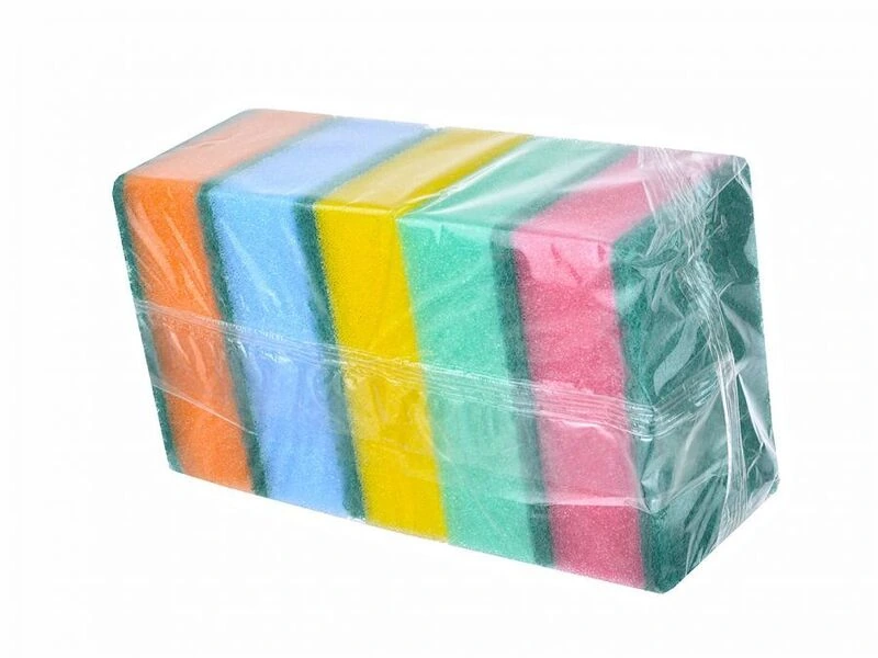 Губка для посуды МАКСИ 9,5х6,5х3 см (5 шт) Конт / 20