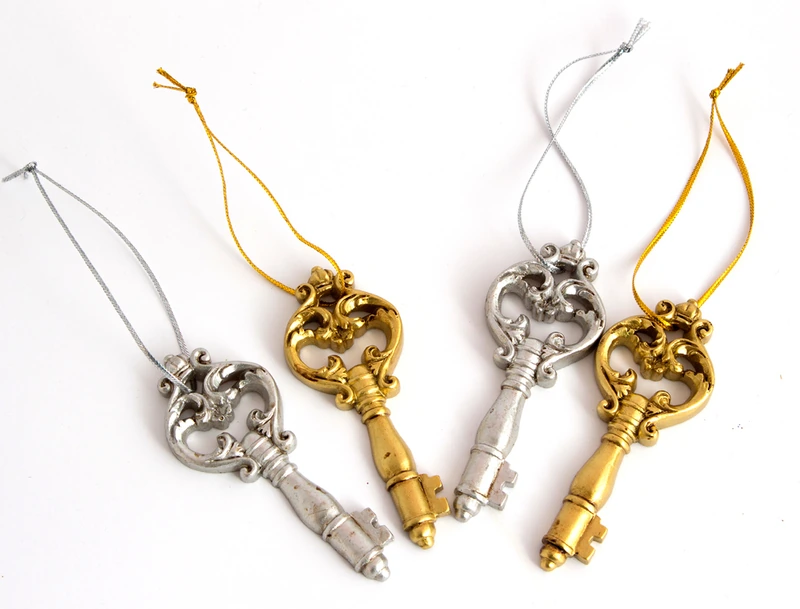 177801 Набор ёлочных украшений "Ключик" из 4шт.