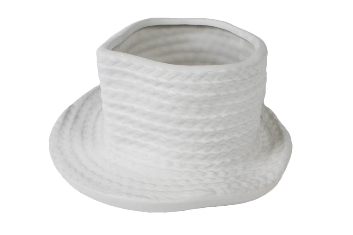 Кашпо керамика Шляпа 19х10х19