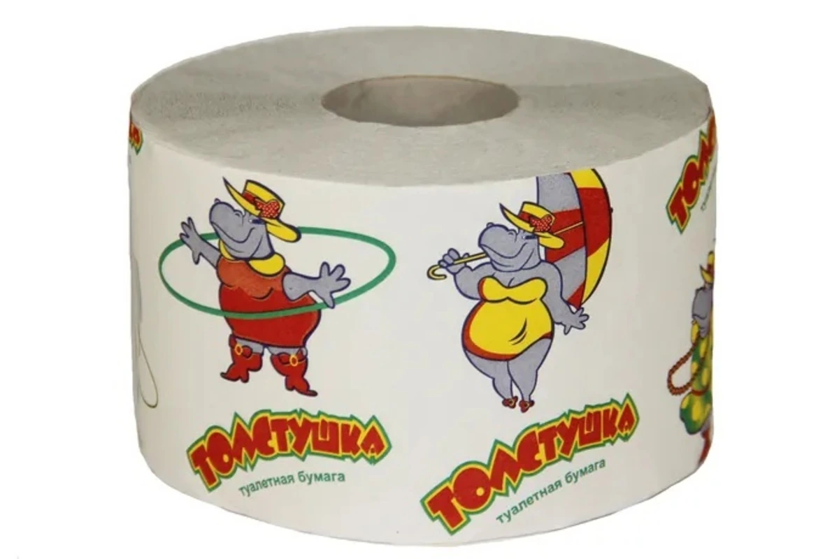 Туалетная бумага "Толстушка" 1-сл / 30