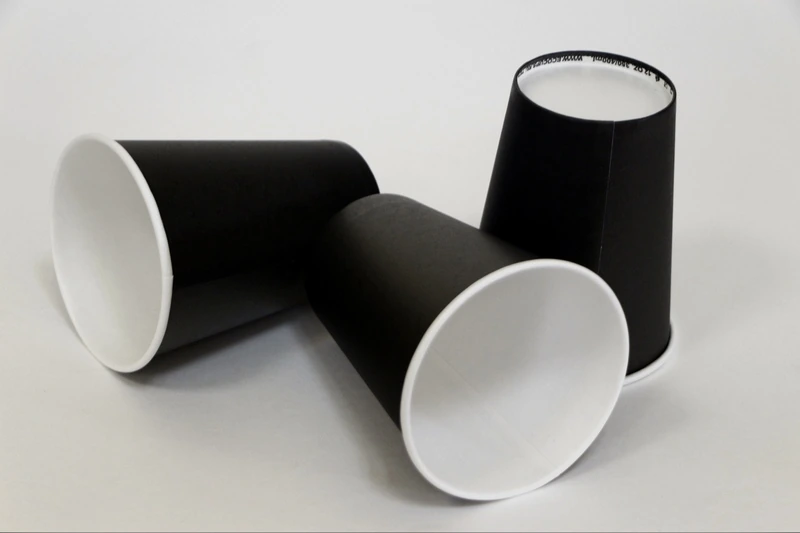 Стакан бумажный 400 мл для горячих напитков Черный / 50 / 1000