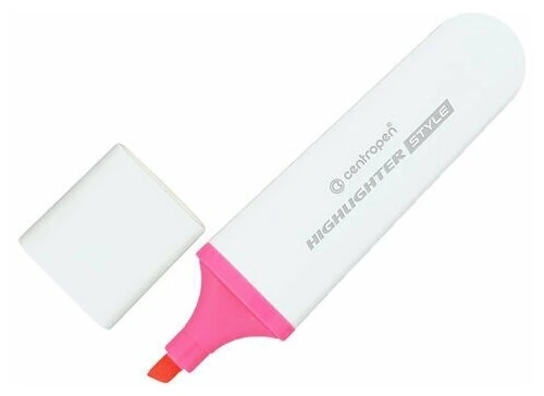 Маркер текстов. CENTROPEN STYLE 1-4,6 мм скошенный розовый / 10