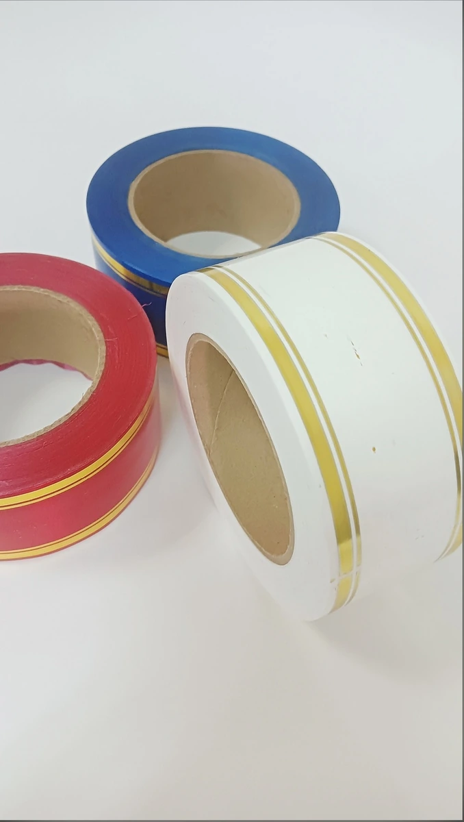 Лента с зол.пол.атлас 5х50 