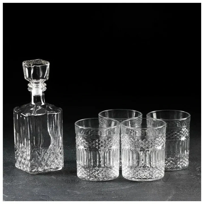 Набор 5пр. /графин + 4стак / д/виски