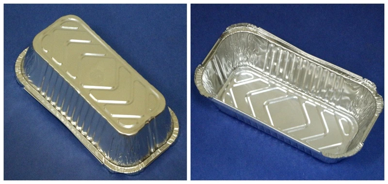 Алюминиевая форма прямоугольная 1520 мл, 250х134х68, R16L /100/1000