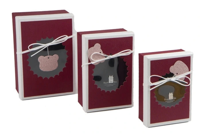 Коробка прямоугольник набор из  3шт. 23х16х9,5см