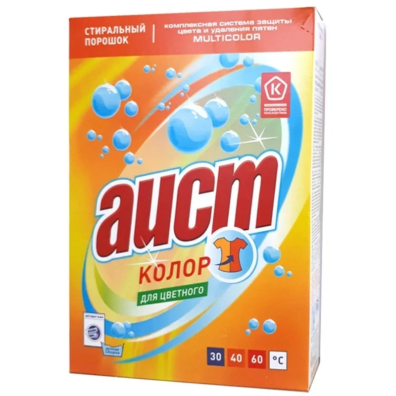 Аист стиральный порошок 400 г колор / 30